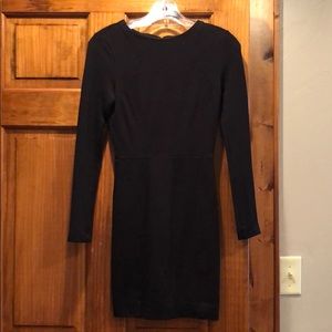 French Connection Black Lula Stretch Dress